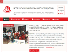 Tablet Screenshot of ndwa.org.np